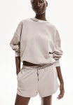 Sweatshirt Shorts - Light Beige