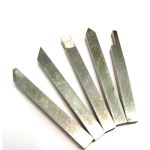 5 Pcs 4X4MM Alloy Steel Lathe Cutters Acmeflare Metal Turning Tool Set For MINI Lathe Metal Miniature High Hardness Wear-resista
