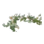 White & Blue Flowers & Eggs Garland 110CM