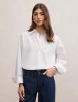 Ivie Oversized Shirt - 18 Porcelain