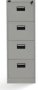 Linx Linx Steel Filing Cabinet Grey