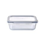 640ML Glass Lun Box Clear