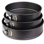 3-PIECE Cake Mould Set - 24 26 28CM Round Baking Pans