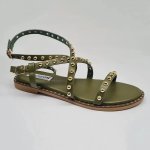 Madison Minnie Sandal - Olive - 8