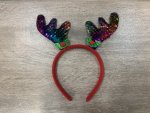Reindeer Multi Color Aliceband