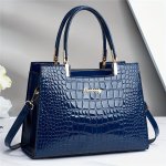 1PC Elegant Versatile Crocodile Pattern Leather Handbag Multifunctional Handbag Crossbody Bag Fashion Trendy Versatile Bag Women