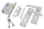 Jaguar Ebony Artizan 6 Keyway 2LEVER Aluminium Lockset