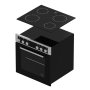 Falco - 60CM Combi Oven & Ceran Hob Set 4 Function - Stainless Steel