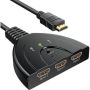 1080P Switch 3 Port HDMI Switcher HDMI Switch Selector Manual Splitter 3 Inputs To 1 Output HDMI Switcher Full HD1080P/3D Supported With High Spe
