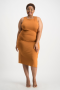 Amanda Basic Dress - Glazed Ginger - 2XL