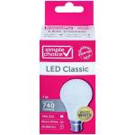 LED Classic A60 7W B22 Warm White