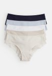 5-PACK Hipster Briefs - Pale Beige navy Blue