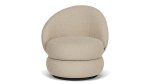 Alma Chair Now Stone Swivel Base