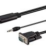 1.8M HDMI Male To Vga Male With Audio Cable
