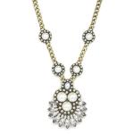 Large Antique Gold Tone Pendant