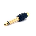 Cyberdyne CZK-95 6.35MM Mono Male To Rca Female Adaptor Plastic