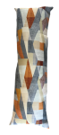 Long Picasso Scatter Cushion Grey And Orange
