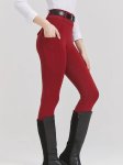 Equestrian Riding Leggings – Burgundy ERL19