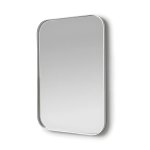 Deep Frame White Rectangle Mirror