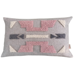 Blush Punch Needle Ndebele 1 Scatter Cover - 60CM X 40CM