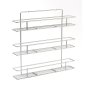 Spice Rack Wire 3 Tier 48X8.5X45HCM Grey