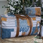 Travel Bag Hospital Bag Duffel Bag Modern Giraffe Patchwork