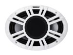 KICKER 48KMXL69 6×9 Inch 4-OHM Rgb LED Kmxl Horn-loaded Marine Coaxial Speakers
