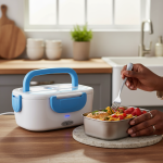 Portable Electric Heating Lunch Box - Food Warmer For Office & Travel