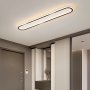 1PC Modern LED Ceiling Light Fixture 36W Flush Mount Linear Lamp For Hallway Bedroom Kitchen Dining Area Balcony & Cloakroom Adjustable 3000K-6500K