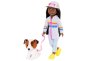 14 Inch Doll Jana With Pet Cuddles Brown Hair