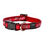 Rogz Fancy Dress Dog Collars - Scooter Medium Red Bone