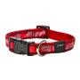 Rogz Fancy Dress Dog Collars - Scooter Medium / Red Bone