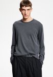 Regular Fit Jersey Top - Dark Grey