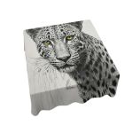 Leopard Eyes By Nathan Pieterse Square Tablecloth