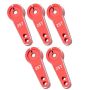 5PCS 25T Aluminum Rc Car Steering Servo Horn Arm For 1/10 Traxxas Axial Diy