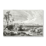 Antique Etching 5 Art Print - A4
