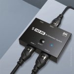 F0301 HDMI 2.1 Two-way Switcher PS5 Dedicated One-in-two High-definition Switcher