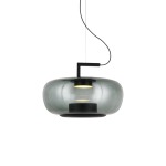 Magnum Flat Glass Pendant Light Amber Or Green - Green