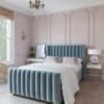 Pannel Headboards Full Base And Foot Stool