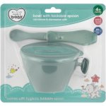 Made 4 Baby Easy To Hold Bowl With Spoon Grey