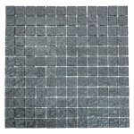 Dove Grey Metallic Texture Mosaic Tiles Sheet Size 30X30CM