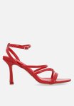 Free Spirit Strappy Heel - Red