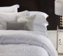 Luxurious Egyptian Cotton Classic White Duvet Cover Set Bella: Queen Extra Length