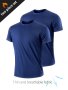 2PCS Men's Sports T-shirts Set Quick-drying Solid Breathable Round Neck Top For Summer Running Training Basketball