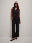 Fiora Straight Leg Pants - 16 Black