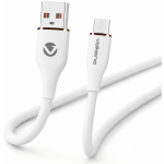 Volkano Flexi Series USB To Micro USB 1.5M 18W - White VK-20261-WT