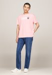 Tommy Hilfiger Tjm Reg Tommy Dna Flag Tee Ext - Ballet Pink