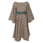 Brown Floral Dress
