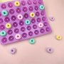 48-CAVITY MINI Donut Silicone Mold For Chocolate Candy Cookies & Ice - Versatile Crafting Tool