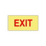 Sabs Exit Red Photoluminescent Safety Sign E6